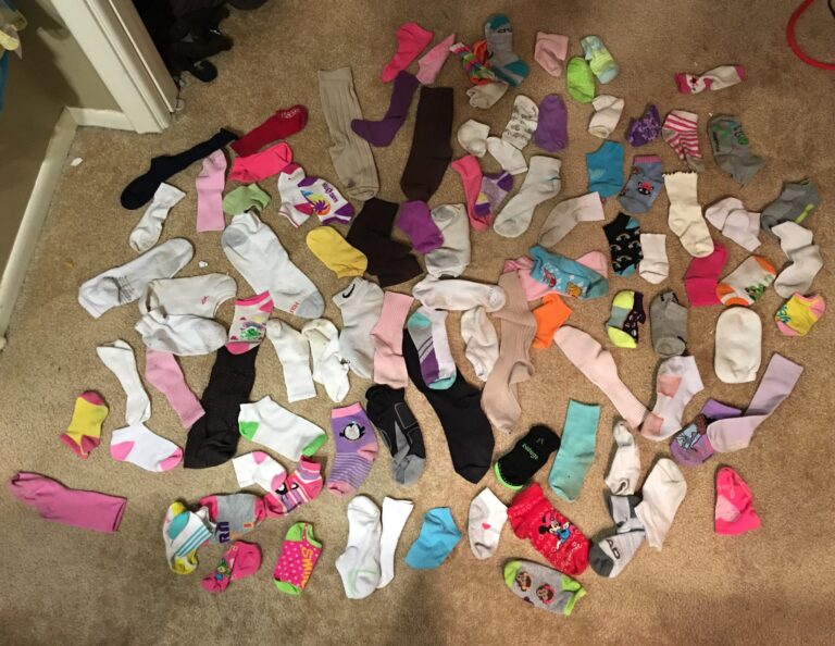 Throwing out your mismatched socks