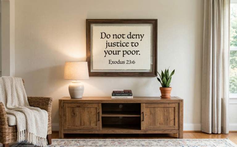 “Do not deny justice…”